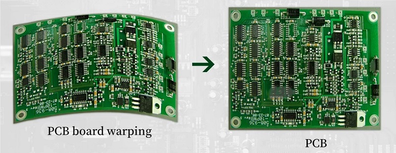 PCB warping