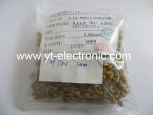 5MM  Multilayer Cap Coaxial 0.1uf 50v