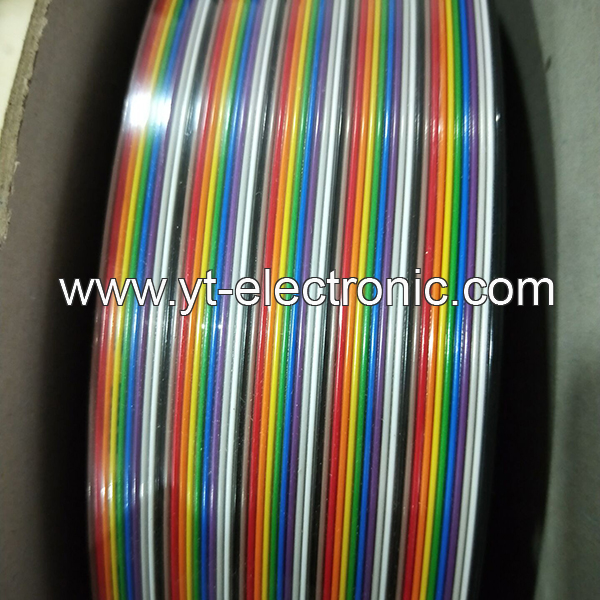 Rainbow Multicolor Flat Cable, 50Ways