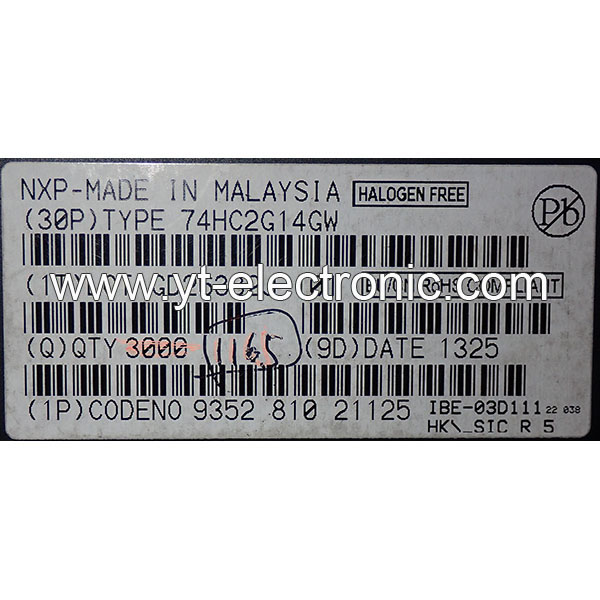 74HC2G14GW,74HC2G14GW125