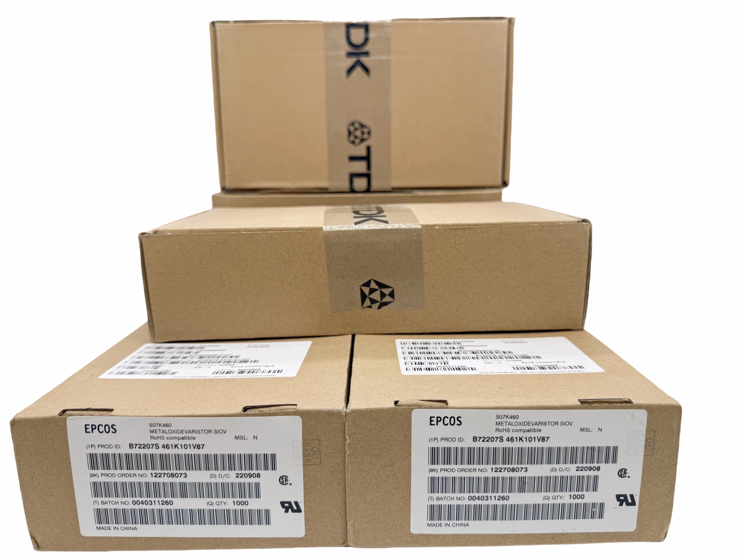 Metal Oxide Varistors box